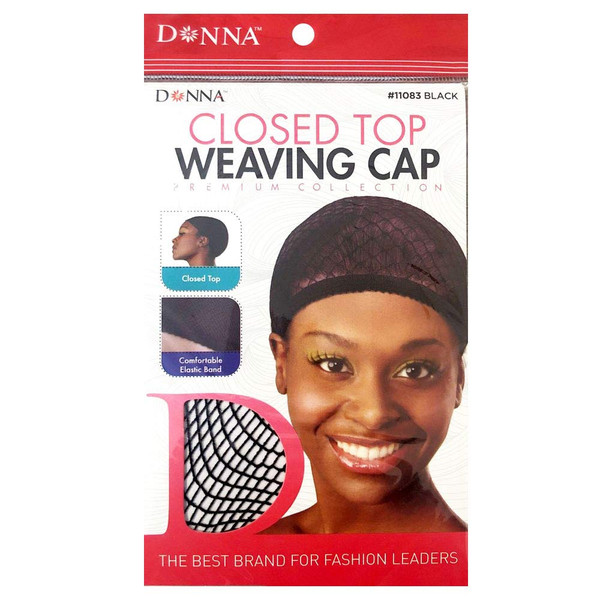 Donna Collection Closed Top Weaving Net, Black