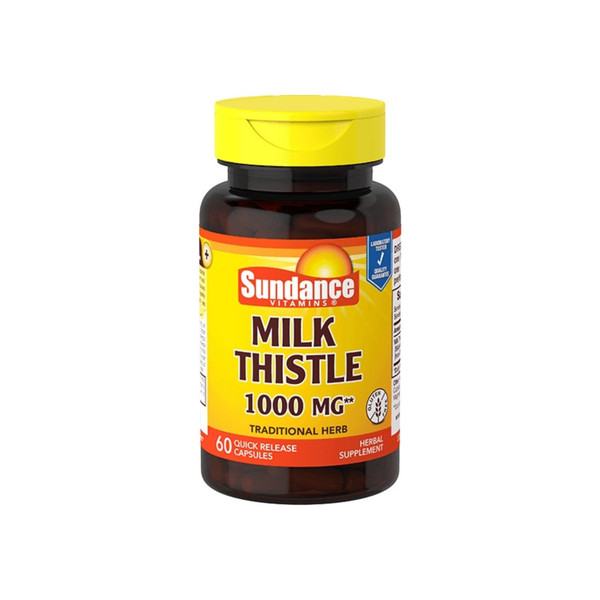 Sundance Vitamins  Milk Thistle 1000 Mg Capsules, 60 Ea