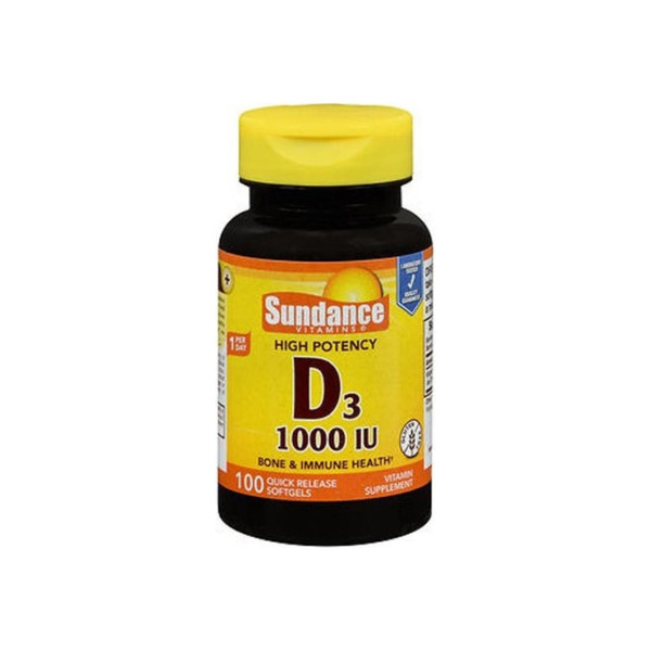 Sundance Vitamins  High Potency Vitamin D3 1000 Iu,  100 Ea