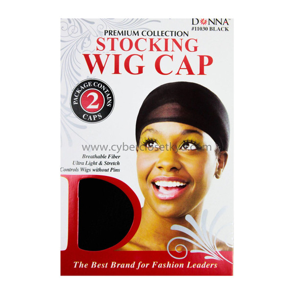 Donna Collection Premium Wig Cap, 2 Ct