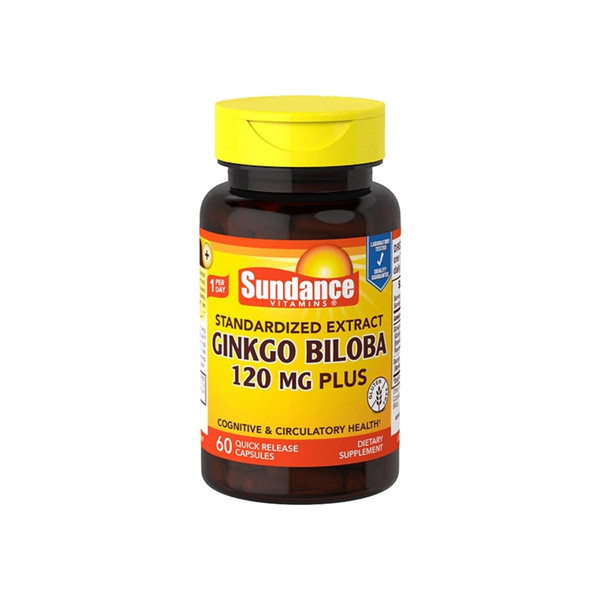 Sundance Vitamins  Ginkgo Biloba 120 Mg,  60 Ea