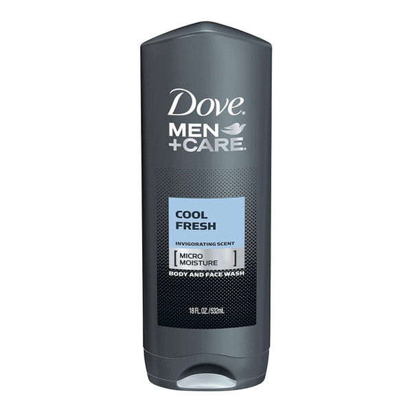 Dove Men Plus Care Body And Face Wash, Cool Fresh, 18 Oz