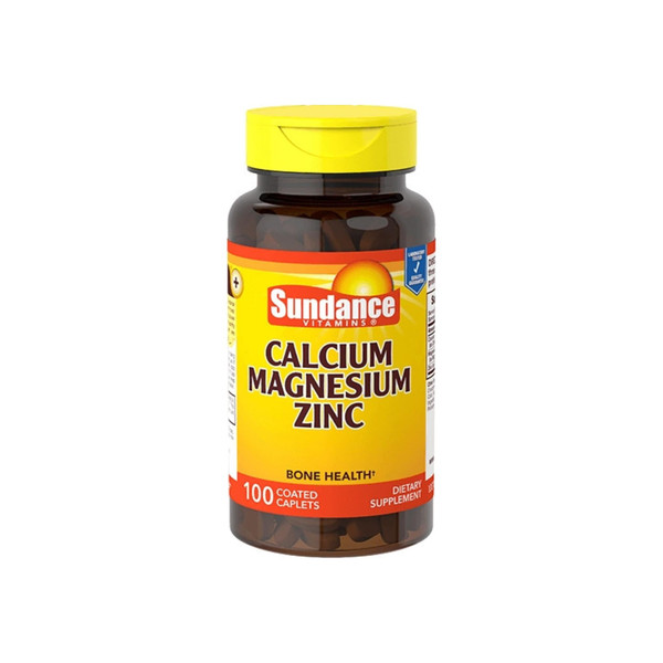 Sundance Vitamins  Calcium-Magnesium-Zinc Plus D3 Tablets, 100 Ea