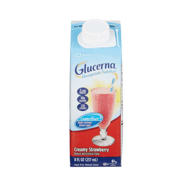 Glucerna Strawberry Therapeutic Nutrition Shake, 8-ounce