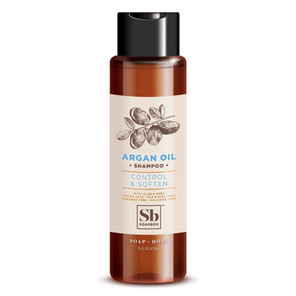 SoapBox Shampoo Argan Oil with organ oil and Shea Butter, 16 Oz