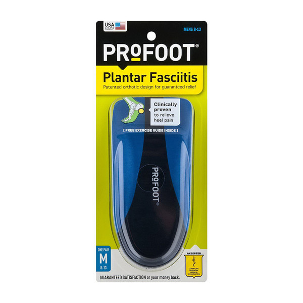 Profoot Plantar Fasciitis Insoles For Men - 1 Pair