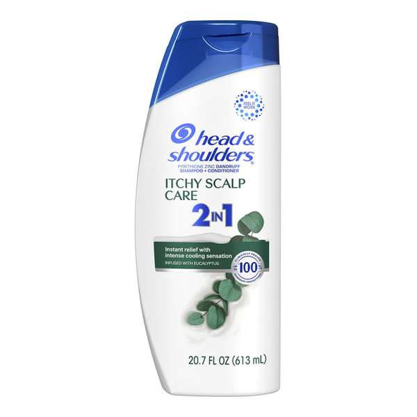Head and Shoulders 2 in 1 Dandruff Shampoo and Conditioner, Itchy Scalp Care, 20.7 Oz