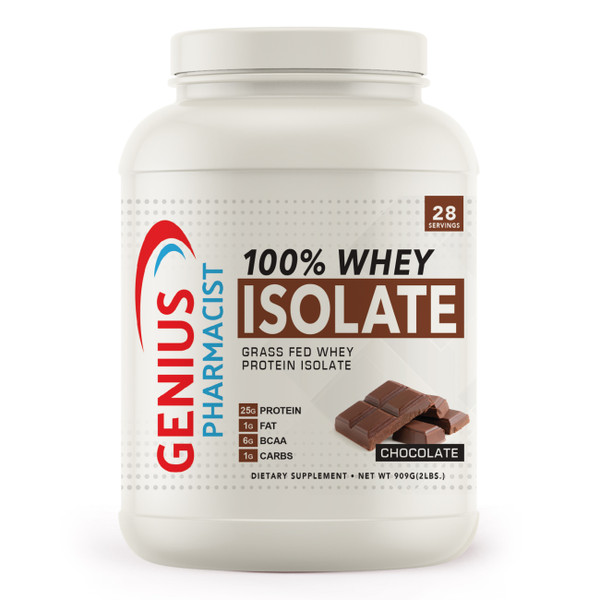 100% WHEY Isolate Chocolate – 28 Servings