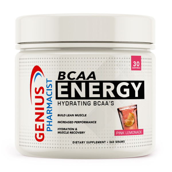 BCAA Energy Hydrating BCAAs Pink Lemonade, 30 Ea