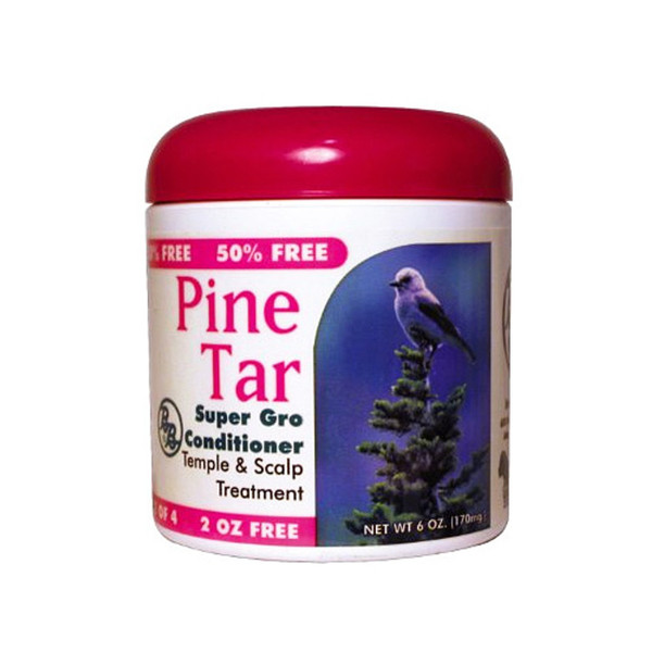 Bronner Brothers Pine Tar Super Gro Conditioner, 6 oz