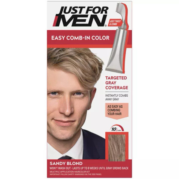 Just For Men Easy CombIn Color Sandy Blond A10