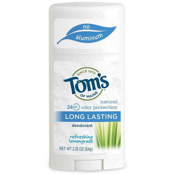 Tom'S Of Maine Natural Long Lasting Deodorant, Refreshing Lemongrass 2.25 Oz