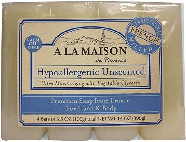 A La Maison Hypoallergenic Bar Soap For Hand & Body,14.1 Oz
