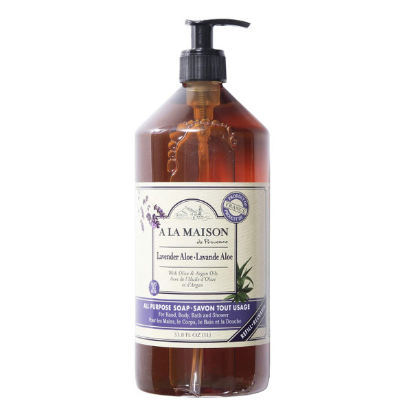 A La Maison Lavender Aloe Liquid Hand Soap, 33.8 Oz