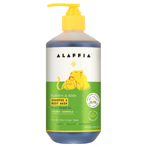 Alaffia Everyday Coconut Shampoo & Body Wash 16 Fl Oz
