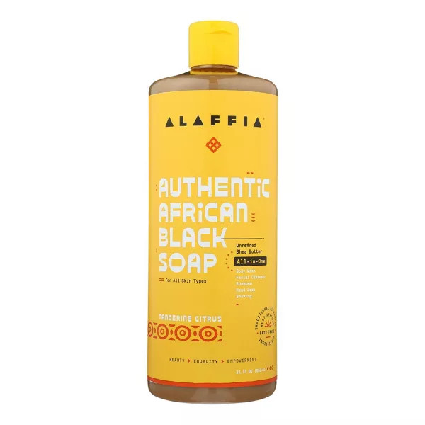Alaffia Authentic African Black Liquid Soap - 32 Fl Oz