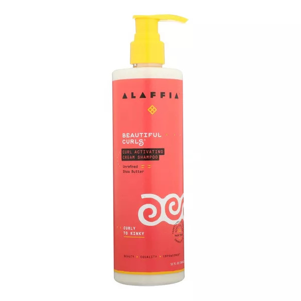 Alaffia Beautiful Curls Curl Activating Cream Shampoo 12 Fl Oz