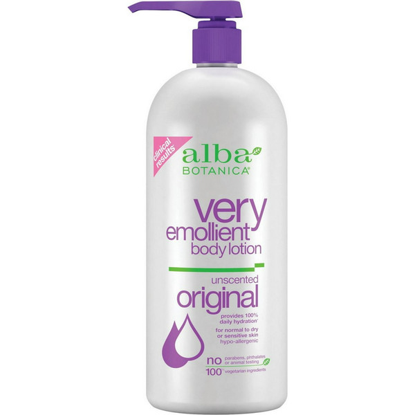 Alba Botanica Very Emollient Body Lotion, Original 32 Oz