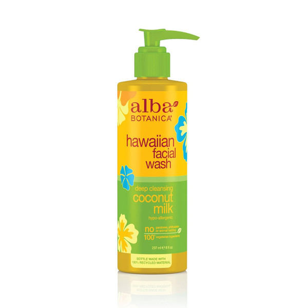 Alba Botanica Hawaiian Nourishing Face Wash, 8 Fl Oz