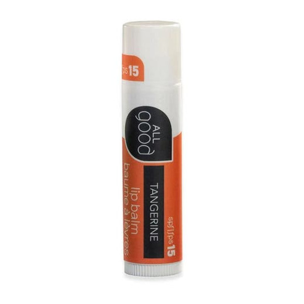 All Good Tangerine Lip Balm Spf-15 ,0.15 Oz