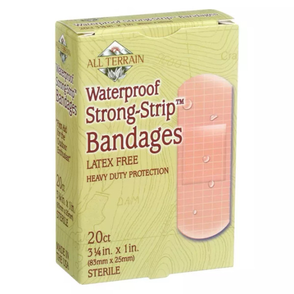 All Terrain Waterproof Strong-Strip Bandages - 20 Ct