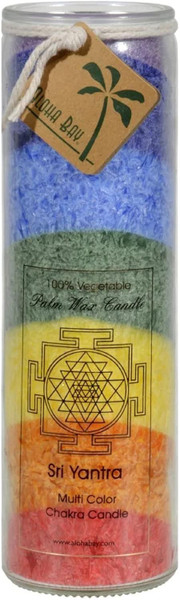 Aloha Bay Chakra Jar Candle Rainbow-16 Oz
