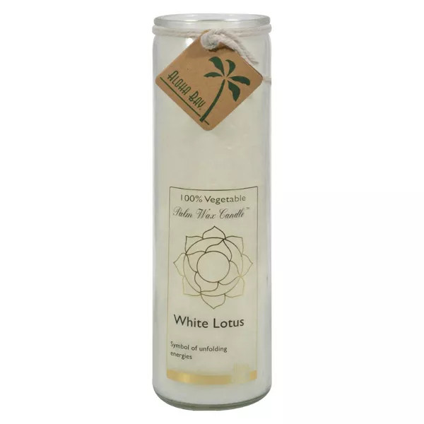 Aloha Bay White Lotus Chakra Jar Candle - 17 Oz
