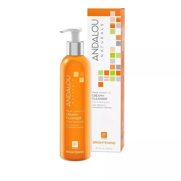 Andalou Naturals Meyer Lemon+C Creamy Cleanser - 6 Fl Oz