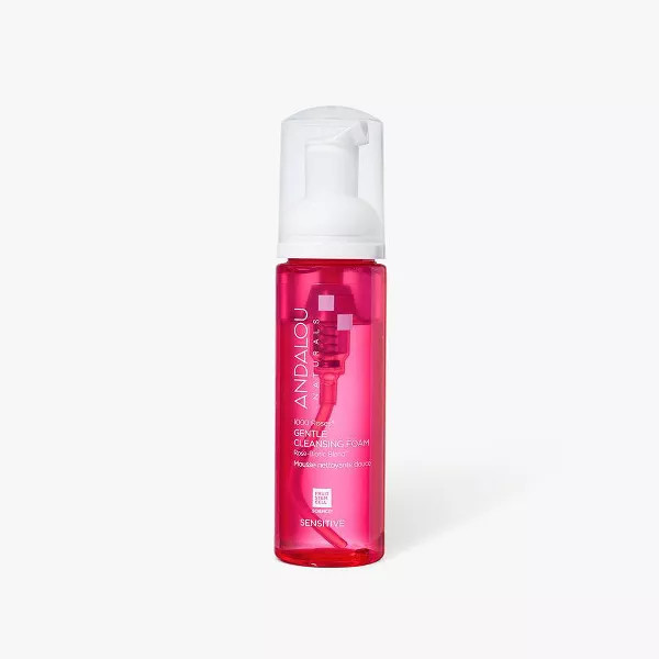 Andalou Naturals 1000 Roses Gentle Cleanser Foam Face - 5.5 Fl Oz
