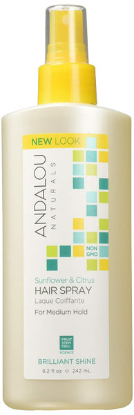 Andalou Naturals Sunflower And Citrus Hair Spray- 8.2 Fl Oz