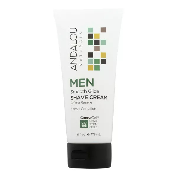 Andalou Naturals Men'S Smooth Glide Shave Cream - 6 Fl Oz