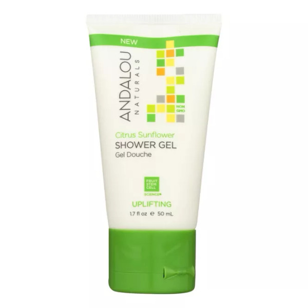 Andalou Naturals Citrus Sunflower Shower Gel Uplifting -1.7 Fl Oz