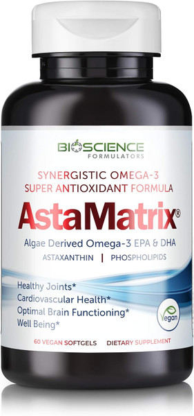 Astamatrix-Algal Omega 3 Dha Epa - 60 Softgels