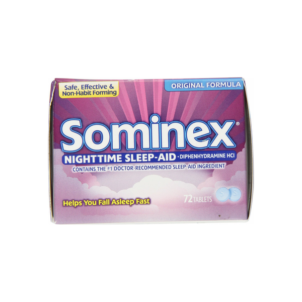 Sominex Original Formula Tablets, 72 Ea