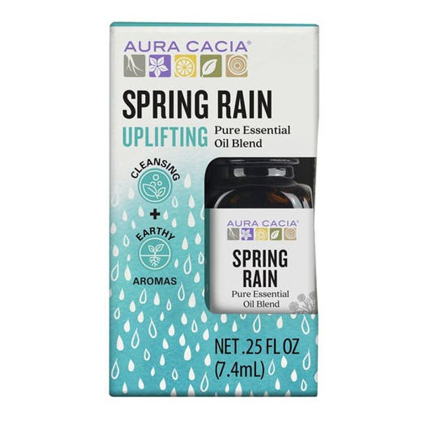 Aura Cacia Spring Rain Essential Oil Blend, 0.25 Fl Oz