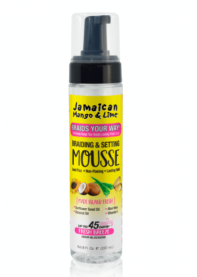 Jamaican M&L Byw Braiding & Setting Mousse 8 Fl Oz