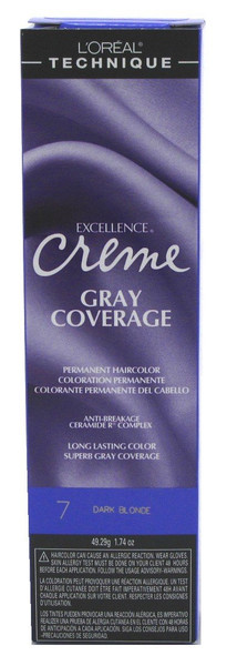 Loreal Excel Creme Color 7 Dark Blonde 1.74 Fl Oz
