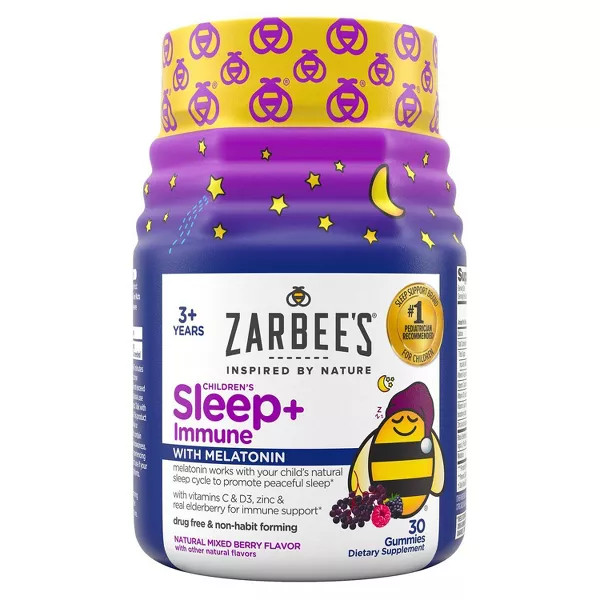 Zarbee'S Sleep + Immune Gummies - 30Ct