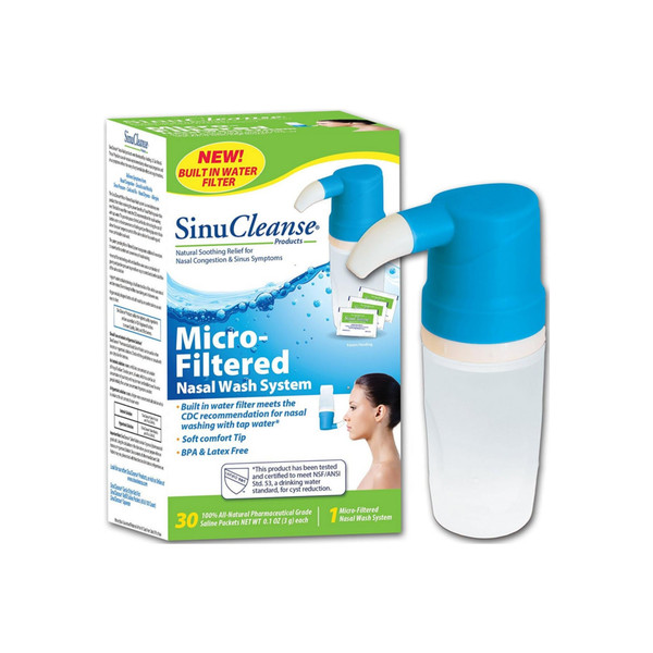 Sinucleanse Micro-Filtered Nasal Wash System 1 Ea