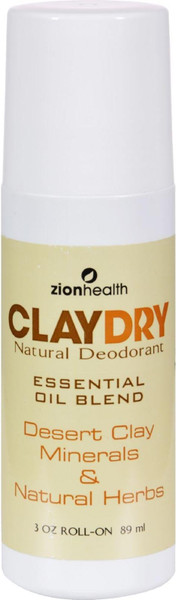 Zion Health Clay DryDeodorant 3 oz