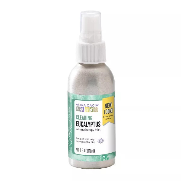 Aura Cacia Clearing Eucalyptus Aromatherapy Mist - 4Oz