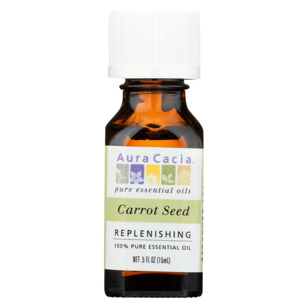 Aura Cacia Carrot Seed Essential Oil 0.5Fl Oz