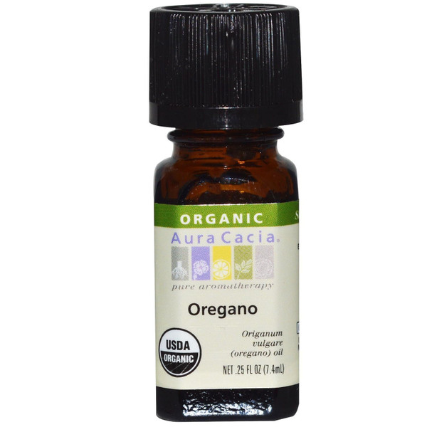 Aura Cacia Organic Oregano Essential Oil .25Fl Oz