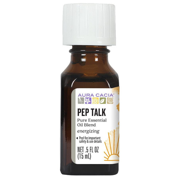 Aura Cacia Pep Talk Essential Solutions .5Fl Oz