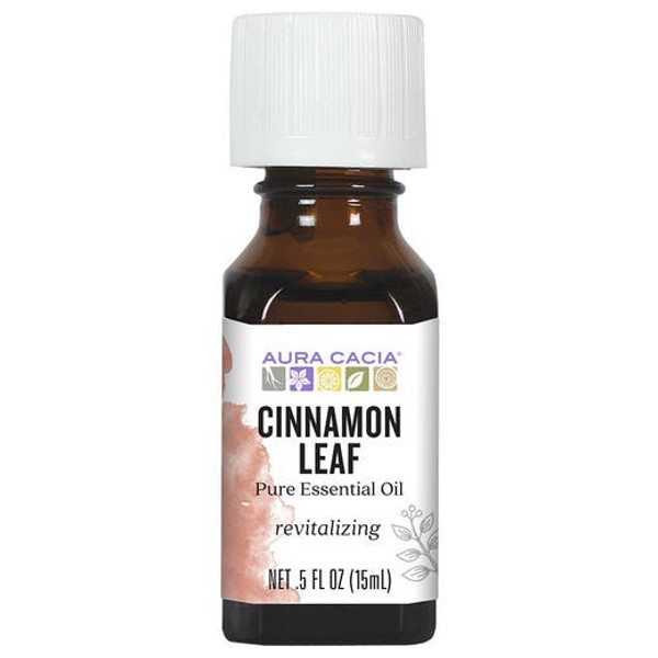 Aura Cacia Essential Oil; Cinnamon Leaf .5Fl Oz