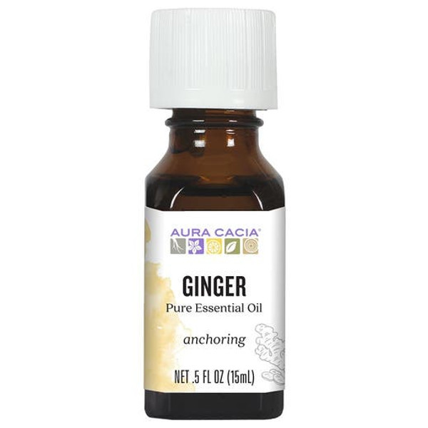 Aura Cacia Essential Oil, Ginger .5Fl Oz