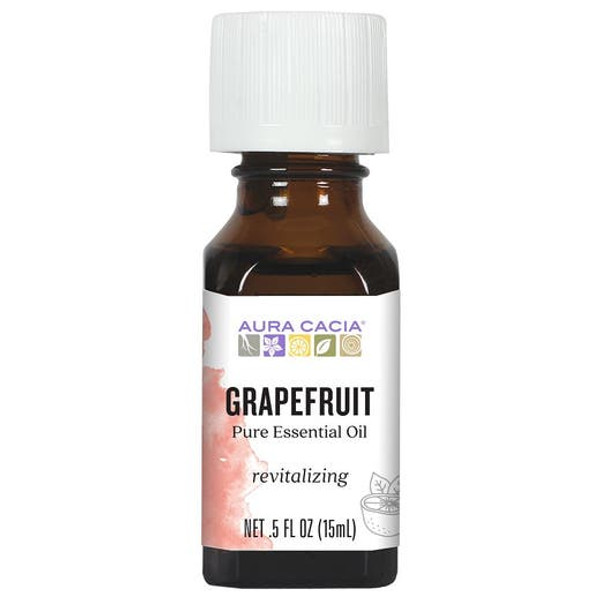 Aura Cacia Essential Oil; Grapefruit .5Fl Oz
