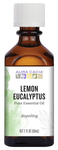 Aura Cacia Lemon Eucalyptus Essential Oil 2Fl Oz