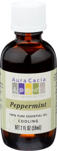 Aura Cacia Peppermint Essential Oil 2Fl Oz