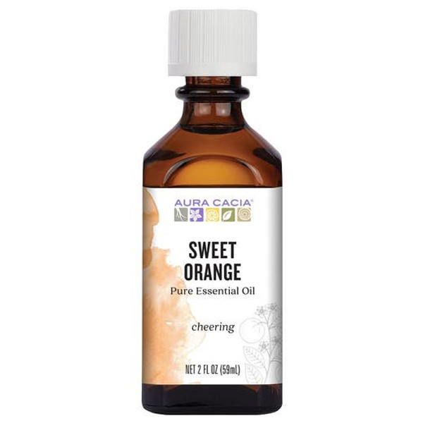Aura Cacia Orange Essential Oil 2Fl Oz